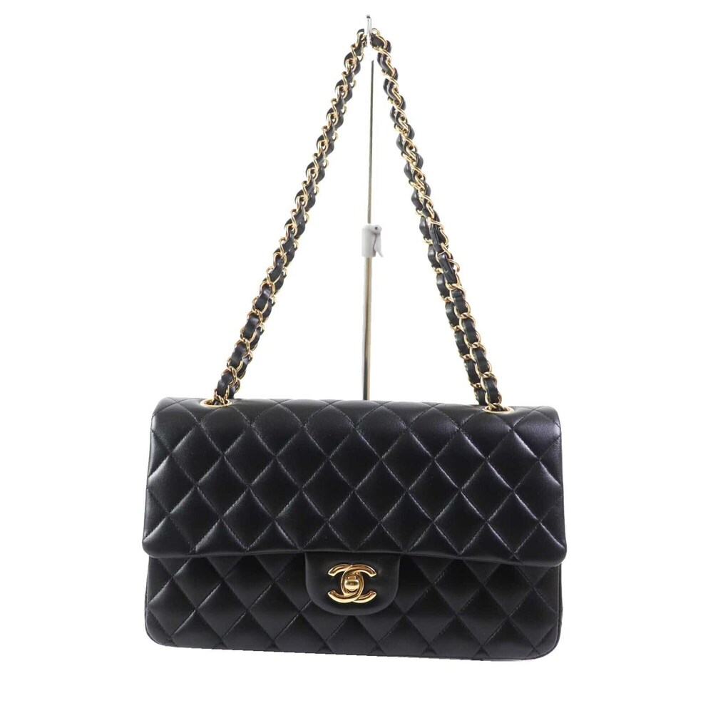 CHANEL A01112 Matelassé 25 Lambskin Shoulder Bag, Random Serial Number, Doubl...